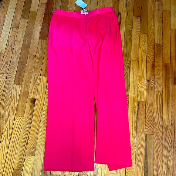 Boden Pants Jumpsuits Boden Hot Pink Silk Pants Poshmark